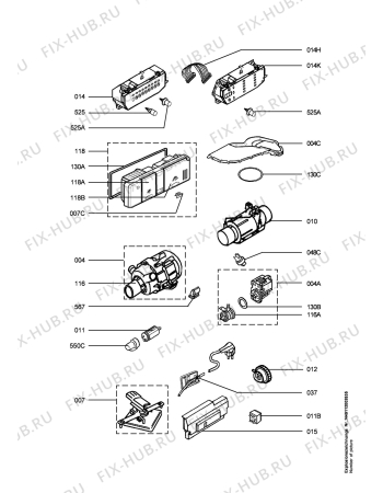 Схема №3 FAV64050I-A с изображением Модуль (плата) управления для посудомоечной машины Aeg 973911234765015
